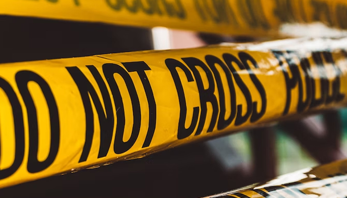 Representational image of a crime scene secured with a barricade tape. — Unsplash