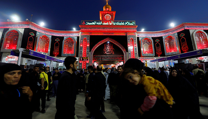 Pilgrims gather in Karbala in October, 2019, ahead of the holy ritual of Arbaeen. — Reuters