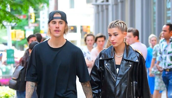 Hailey and Justin Bieber rock the white shirt trend look in NYC