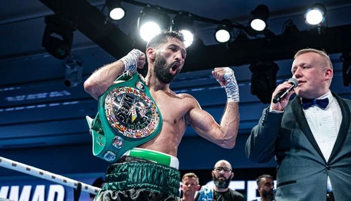 Three-time WBC flyweight world silver champion Mohammad Waseem. — Twitter/@iamfalconwaseem