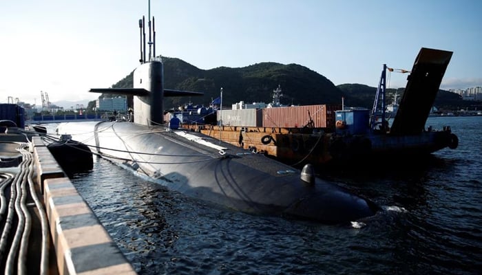 US Ballistic Missile Submarine USS Kentucky is anchored at Busan Naval Base, in Busan, South Korea, July 19, 2023. — Reuters