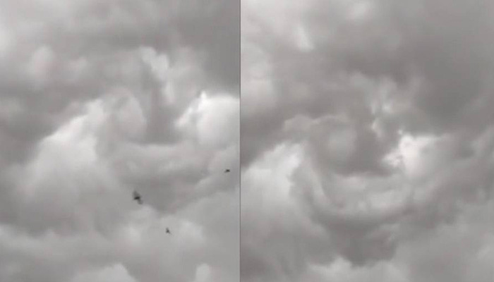 WATCH: Massive clouds make hurricane-like formation over Karachi - Vimarsana News