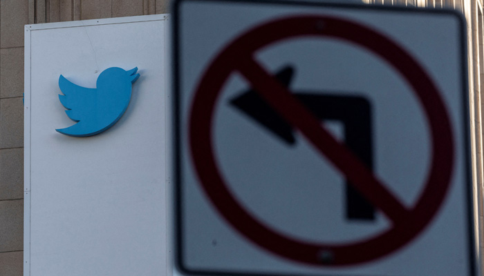 A view of the Twitter logo at its corporate headquarters in San Francisco, California, U.S. November 18, 2022. — Reuters