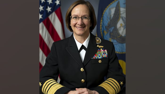 Vice Chief of Naval Operations (CNO) Admiral Lisa Franchetti can be seen in this picture. — US Navy website