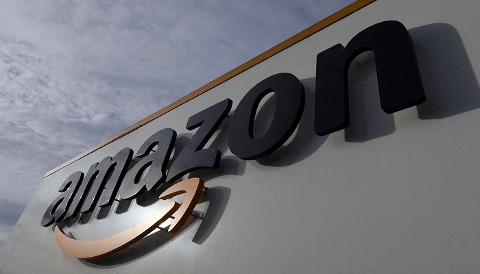 The logo of Amazon is seen at the company logistics center in Lauwin-Planque, northern France, November 15, 2022.— Reuters/File