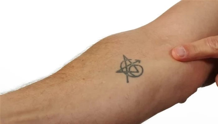 The Avengers tattoo mark