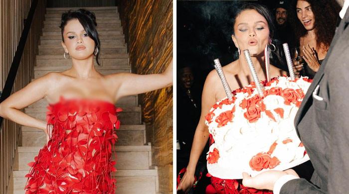 Selena Gomez shares glimpse into floral-themed and star-studded birthday bash