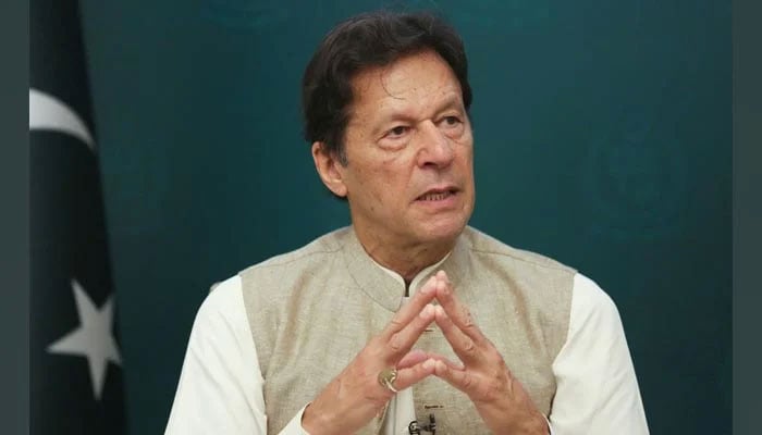 PTI Chairman Imran Khan speaks during an interview with Reuters in Islamabad on June 4, 2021. — Reuters