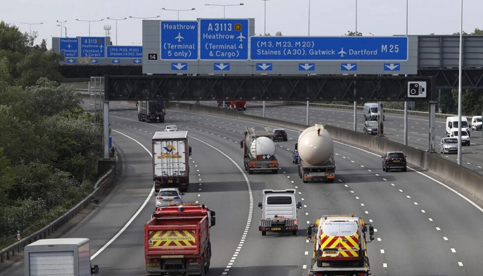 The self-drive option is now available on 6,000 kilometres (3,700 miles) of UK blue zones motorways.