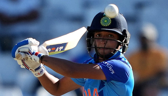 Indias Harmanpreet Kaur in action  during ICC Women’s Cricket T20 World Cup Semi Final against Australia in Newlands Cricket Ground, Cape Town, South Africa. — Reuters/File