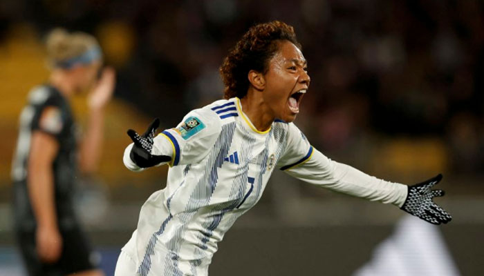 Philippines shocks New Zealand 1-0, securing first Womens World Cup win.—Reuters
