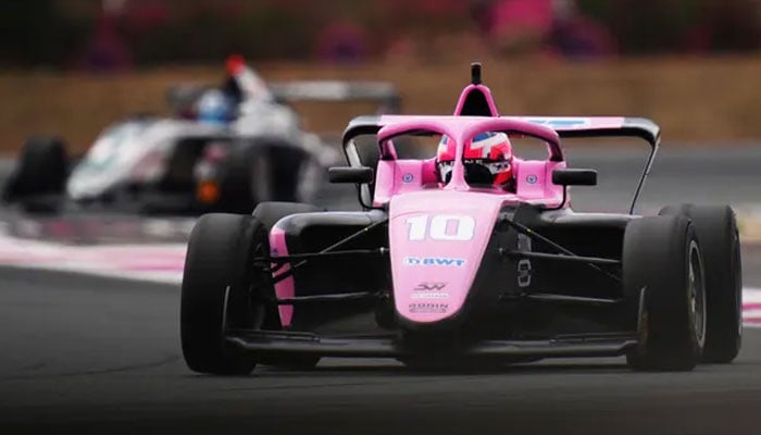 Abbi Pulling during F1 Academy testing at Circuit Paul Ricard. ‘The F1 Academy will join our race calendar, raising the awareness and profile of the series globally,’ says Stefano Domenicali. — Formula 1