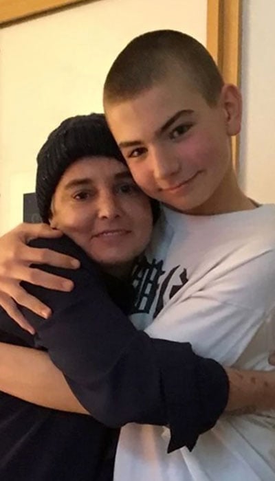 Sinéad O’Connor with her son Shane