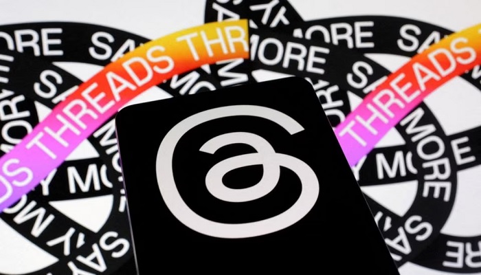 Metas Threads app logo is seen in this illustration taken July 4, 2023. — Reuters/File