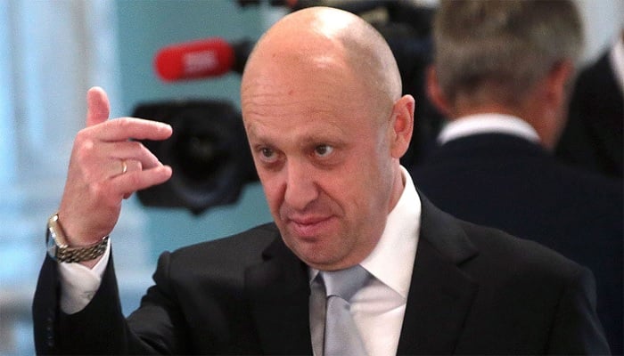 Yevgeny Prigozhin gestures during an event. —TASS/File