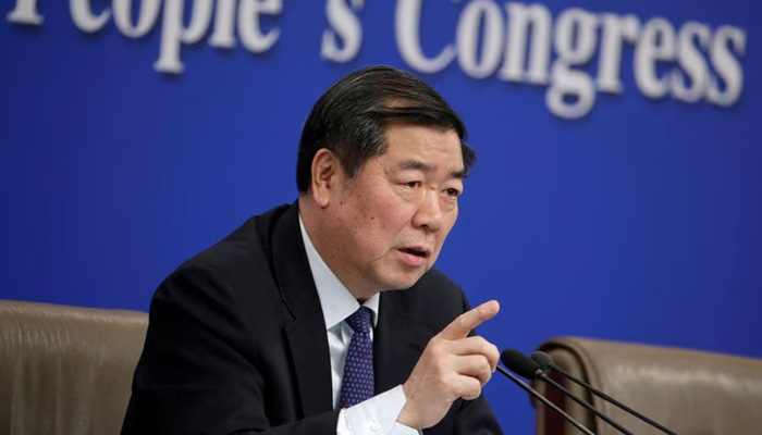 He Lifeng, Chairman of Chinas National Development and Reform Commission, attends a news conference in Beijing, China March 6, 2019. — Reuters