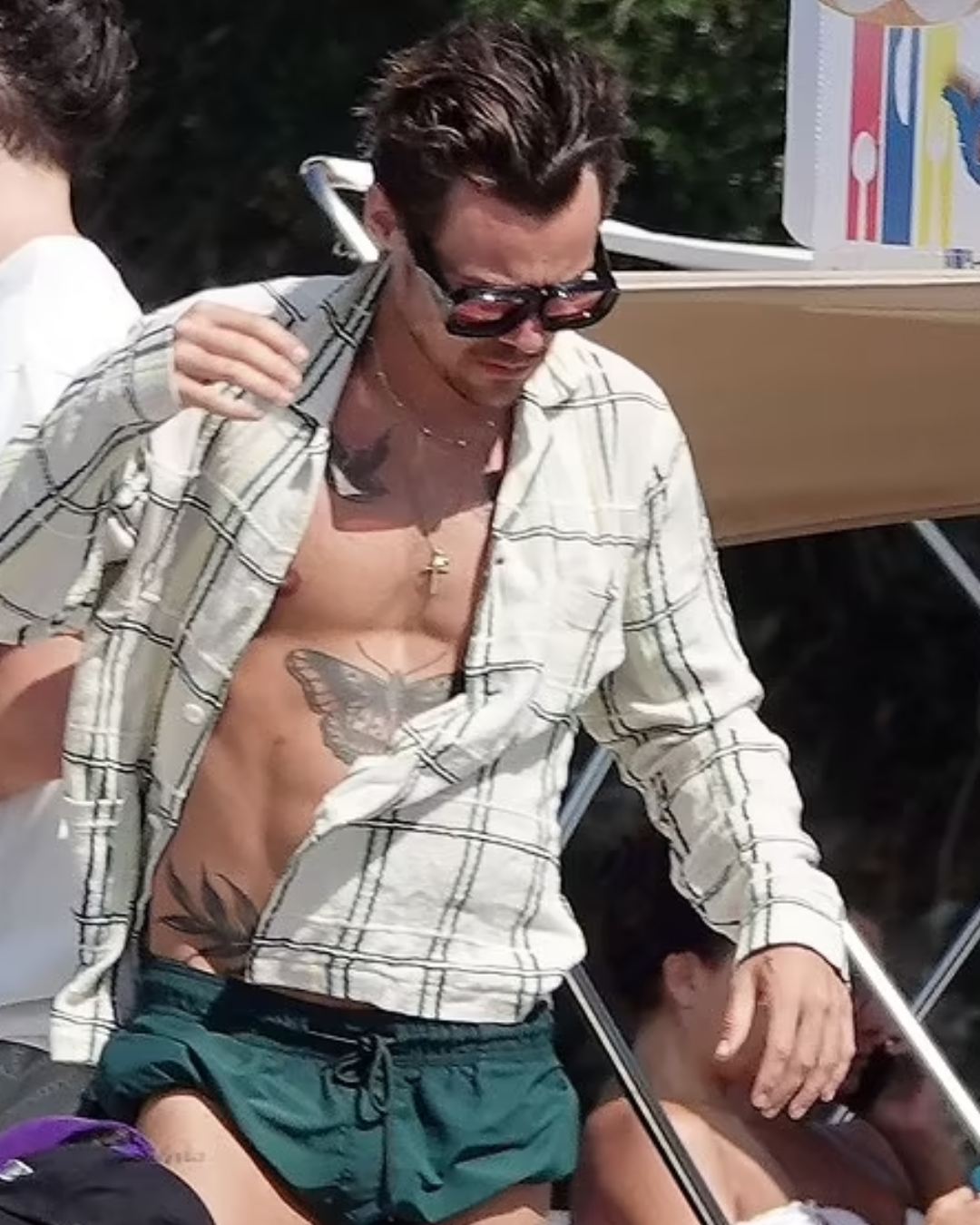 Harry Styles is spotted on boat ride with James Corden