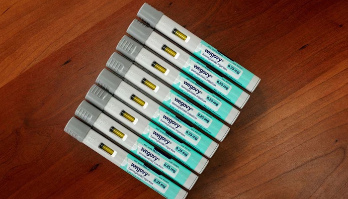 A selection of injector pens for the Wegovy weight loss drug are shown in this photo illustration in Chicago, Illinois, US, March 31, 2023. — Reuters