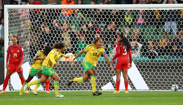 Jamaica secured its first Womens World Cup victory.—Reuters