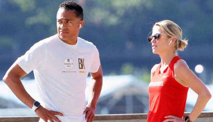 Meanwhile, Amy Robach and T.J. Holmes are avoiding prying eyes
