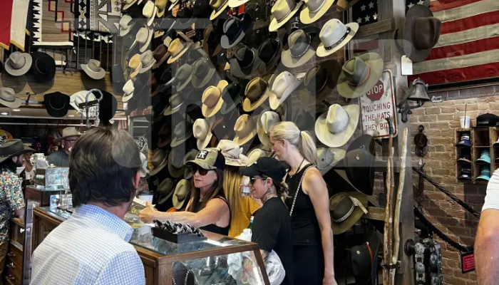 Kyle Richards and Morgan Wade were spotted shopping together in Aspen