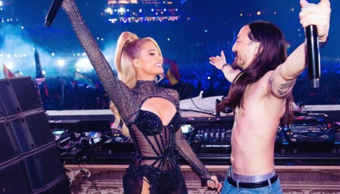 Paris Hilton is rocking Tomorrowland music festival with new single Lighter Without You