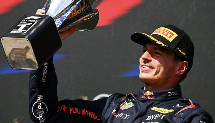 Max Verstappen dominates Belgian Grand Prix with eighth consecutive win.—Twitter@Max33Verstappen