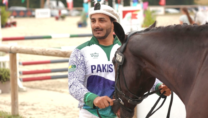 Usman Khan with his horse. — Photo by author