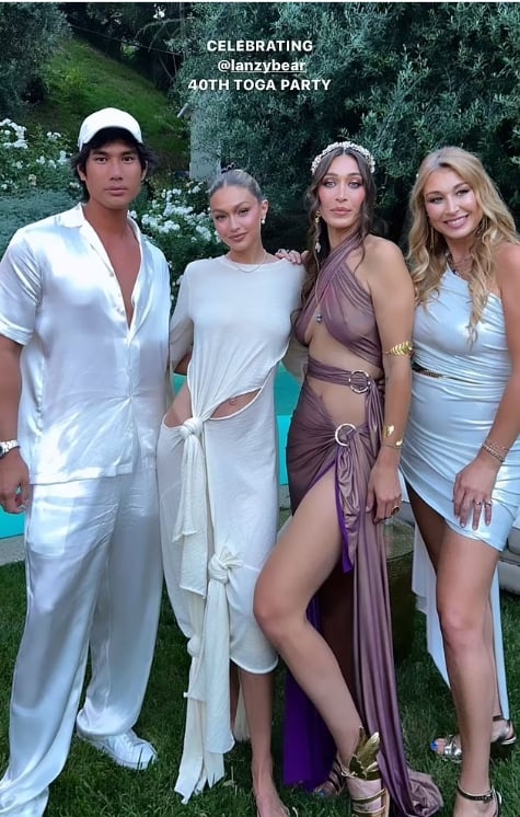 Gigi Hadid looks stylish as she celebrates sister Alana Hadids birthday