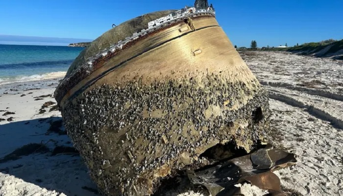 The Australian Space Agency says the object was ‘most likely’ debris from an ‘expended third-stage of a Polar Satellite Launch Vehicle’. —Twitter/ @AusSpaceAgency