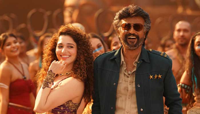 Tamannaah Bhatia features in Jailer song Kaavaalaa with Rajinikanth