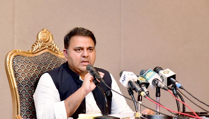 Former minister for information and broadcasting Fawad Chaudhry. — PID/File