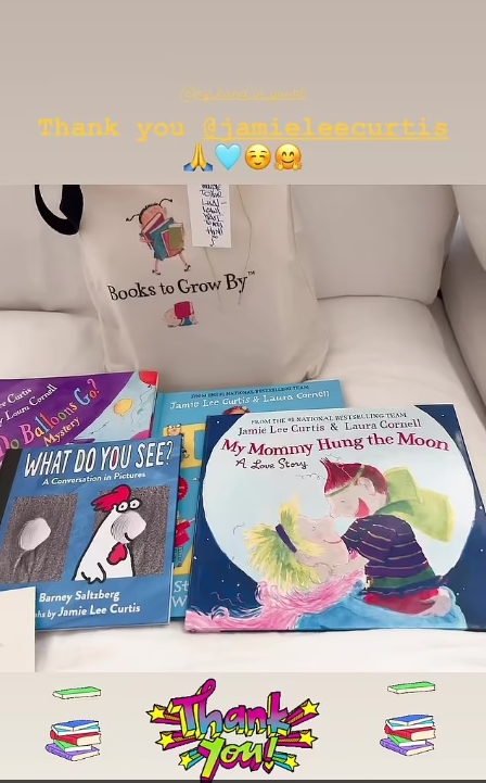 Lindsay Lohan shares sweet gift her co-star Jamie Lee Curtis sent her