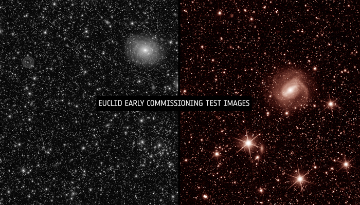 Two images were taken by Euclids instruments and were released on July 31, 2023. — Nasa/ESA
