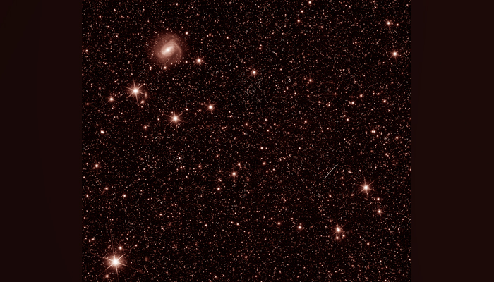 The test image was taken by Euclids instruments and released on July 31, 2023. — Nasa/ESA