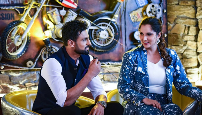 Pakistan skipper Shoaib Malik (left) and Indian tennis star Sania Mirza (right). — Instagram/@realshoaibmalik