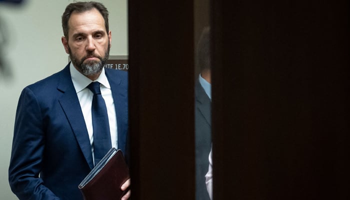 Special Counsel Jack Smith arrives to give remarks on a recently unsealed indictment including four felony counts against former US President Donald Trump on August 1, 2023, in Washington, DC. — AFP
