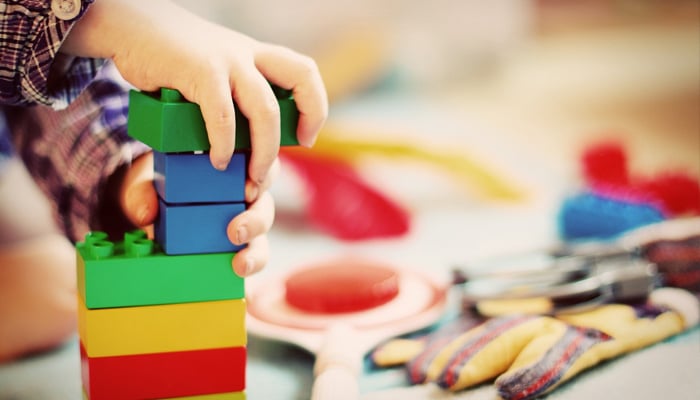 A representational image of a child building the blocks. — Pixabay