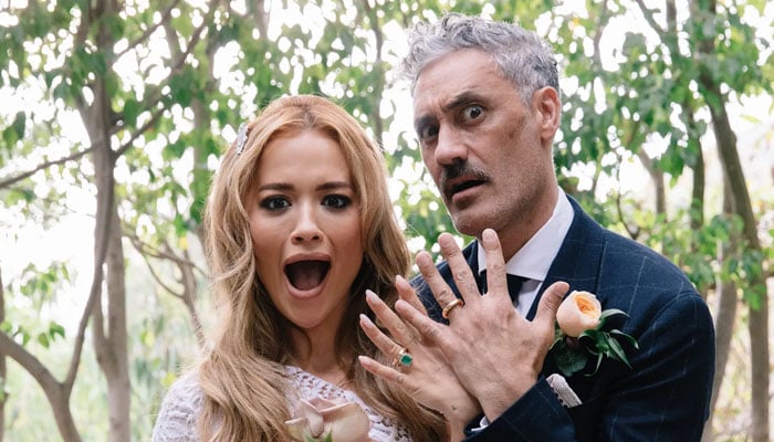 Taika Waititi reveals Rita Ora was the one to pop the question, and he said yes!