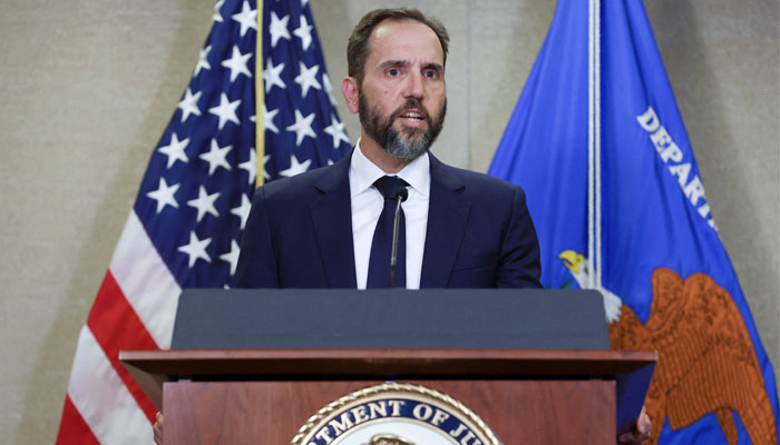 Special Counsel Jack Smith delivers remarks on a recently unsealed indictment including four felony counts against former U.S. President Donald Trump at the Justice Department on August 1. — AFP?File