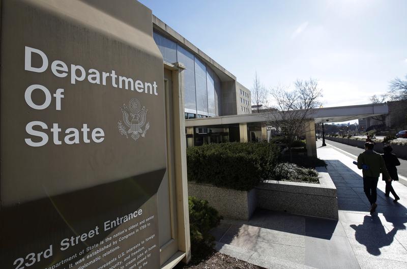 People enter the State Department Building in Washington, US, January 26, 2017. — Reuters