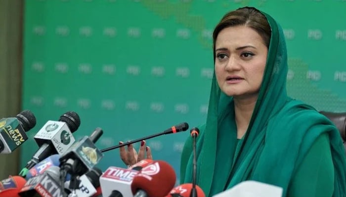 Information Minister Marriyum Aurangzeb. — APP/File