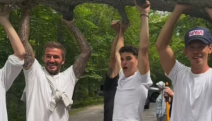 The Beckhams unite with Golden Globe Winner Austin Butler in a display of strength