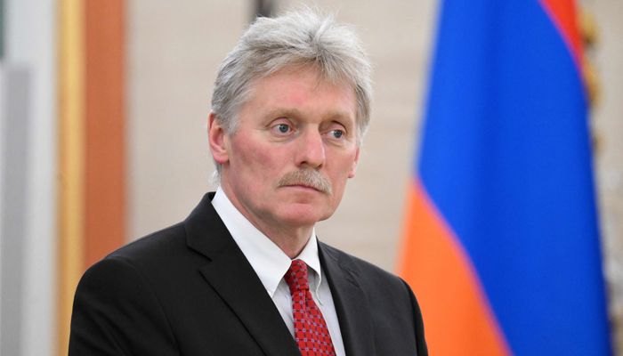 Kremlin spokesman Dmitry Peskov attends a meeting of the Russian President and Armenian Prime Minister at the Kremlin in Moscow on May 25, 2023. — AFP