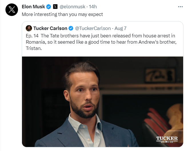 Andrew Tate requests Elon Musk to not 'purge' his late father's Twitter  account