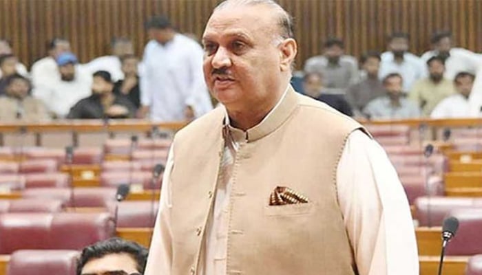 Leader of Opposition in National Assembly Raja Riaz is addressing National Assembly session. — APP/FIle
