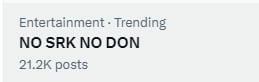 Ranveer Singh replaces Shah Rukh Khan in ‘Don 3, ‘NO SRK NO DON’ trends on Twitter