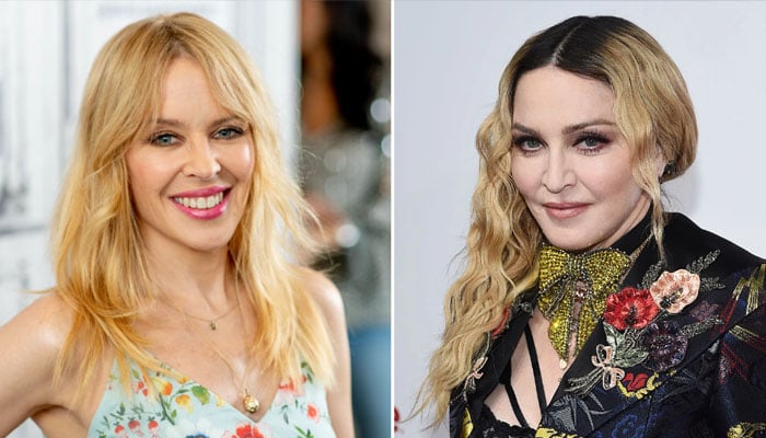 Kylie Minogue says she feels for Madonna, who is recovering from a serious bacterial infection