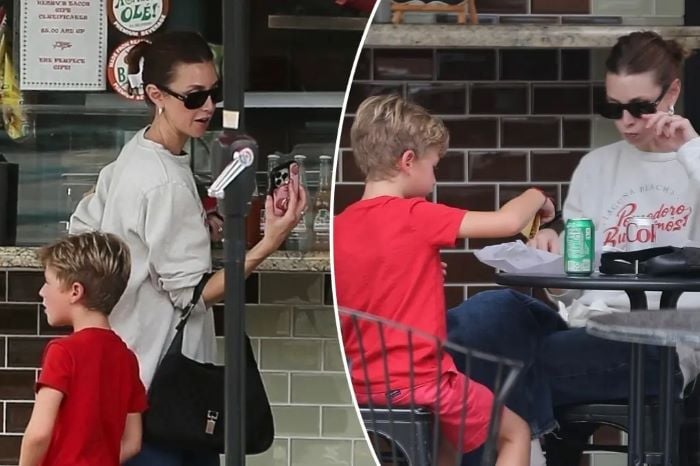 Whitney Port shares meal with son amidst weight loss concerns