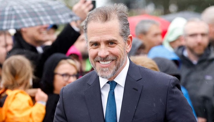Hunter Biden looks on during the annual Easter Egg Roll on the South Lawn of the White House in Washington, US April 18, 2022.— Reuters